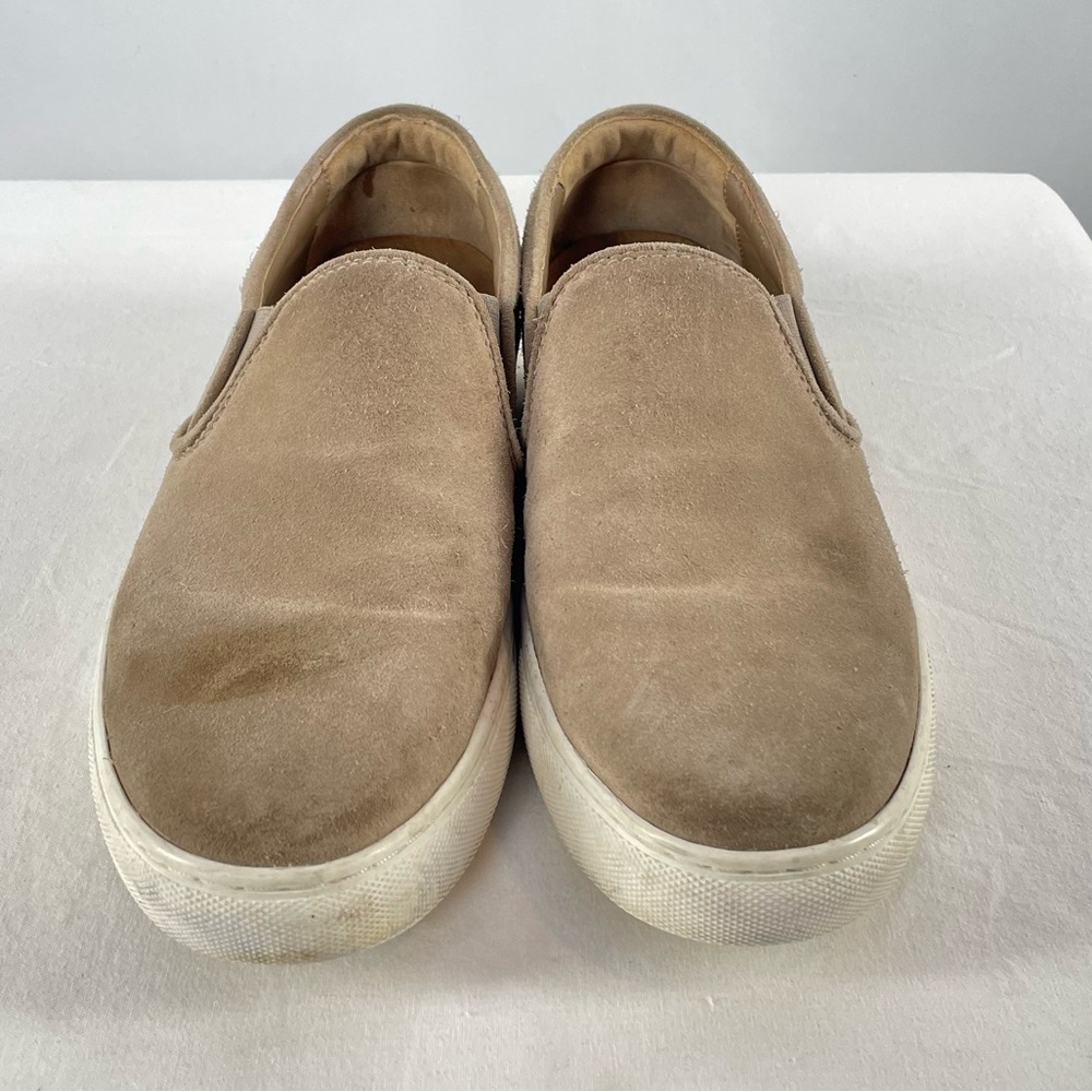 H.S. Trask Suede Slip On Casual Shoe in Taupe Size 8.5 - Picture 3 of 6